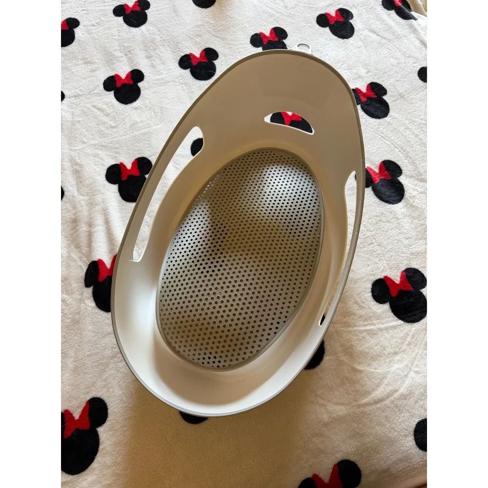 Angelcare Baby Bath Support Gray White Infant Newborn Bath Tub Insert - L0000